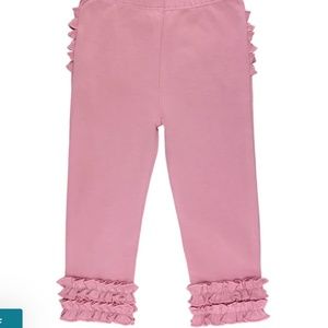 Ruffle Butts Baby Girl Solid Ruffle Leggings 12-18 months NWT